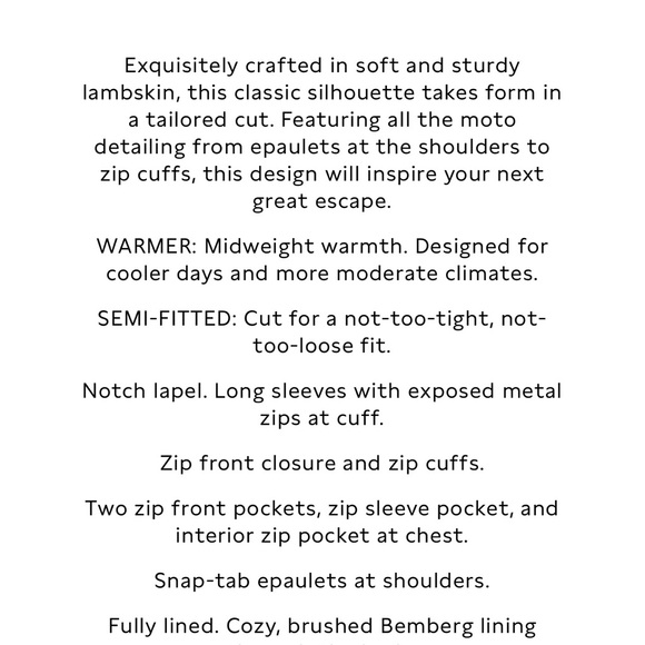 Banana Republic leather jacket, worn once! - Picture 10 of 11